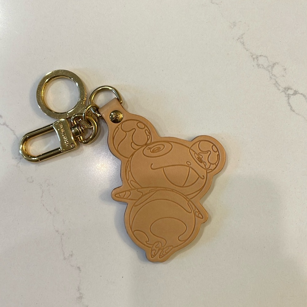Louis Vuitton X Murakami Porte Cles Panda Key Ring + Panda LV collectible card